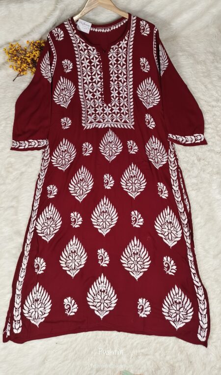 Chikankari Premium Modal Heavy Work Kurta