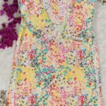 Chikankari Mulcotton Multi-Print Kurta - M, Yellow