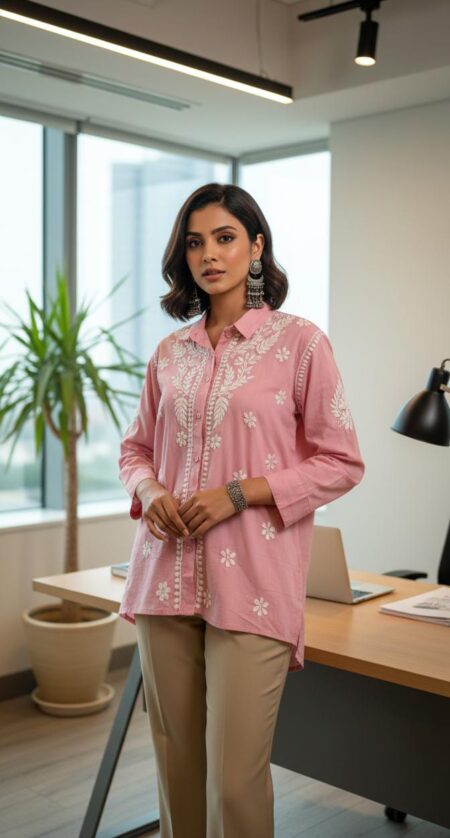 Chikankari Mulcotton Shirts