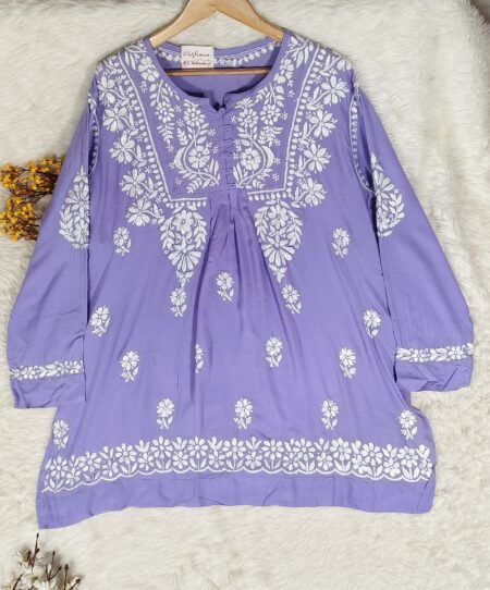 Chikankari Plus Size Premium Cotton Top
