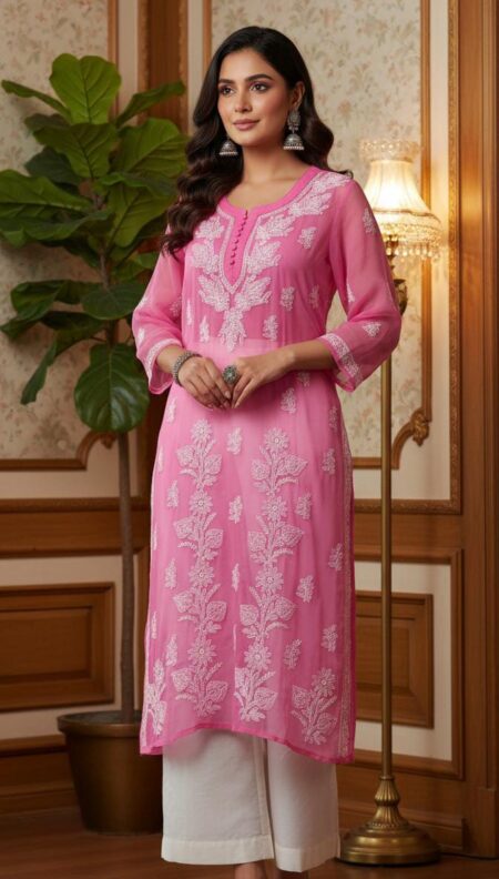 Chikankari Georgette Kurta